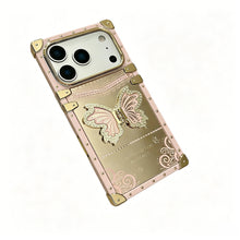 Butterfly Rhinestone Phone Case with Wrist Strap, Slim Shockproof Full Protection Cover, Portable Handheld Design for Women Girls, Style Phone Accessory HNSJK0037
