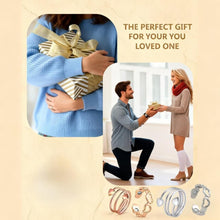 Rose Gold Magnetic Ring for Women – Adjustable Heart-Shaped Energy Ring, Fashionable Copper Healing Jewelry, Suitable for Daily Wear and as a Valentine's Gift HNJZ0015