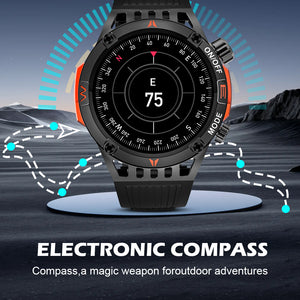 Smart watch for outdoors for iPhone/Android FZZitness Tracker IP67 Waterproof