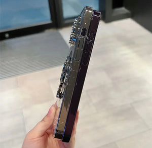 Compatible with Magsafe Transparent 360° Rotation Phone Case
