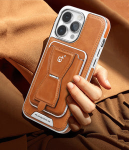 Magnetic Leather Case with Removable Cardholder Case for iPhone