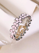 Mother's Day Gift Fashion Flower Design Cuff Ring, Unique Rings for Women, Elegant Women's Accessories for Wedding & Engagement, Casual Matching Jewelry for Party, Daily Clothing, Statement Ring HNJZ0020