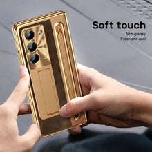 Compatible with  Premium Colorful Phone Case for Galaxy Z Fold7/6/5/4, Built-In Screen Protector, Stand & Stylus Support HNSJK0041