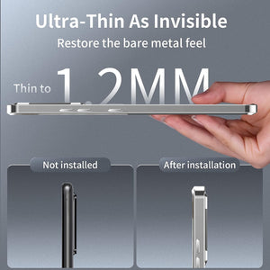 For Samsung S23U Matte Backplane Magic Shield Magnetic Suction Mobile Phone Case S22U NOTE20U Metal Lens Protective Cover