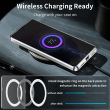 For Samsung S23U Matte Backplane Magic Shield Magnetic Suction Mobile Phone Case S22U NOTE20U Metal Lens Protective Cover