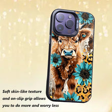 【BUY 4 ONLY PAY FOR 2】So Cool Case for iPhone with Unique Design, Hard Back + Soft Frame with Independent Button Protective Case for iPhone - cow leopard