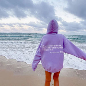 UPDATED Dear Person Behind Me Sweatshirt