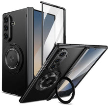 Compatible with Phone Case for Galaxy Z Fold7/6/5/4/3 & Z Flip7/6/5/4/3 with Rotating Stand, Shockproof Protective Cover HNSJK0023