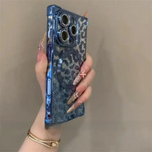 Compatible with for iPhone 17 Pro Max/16 Pro/15 Pro/14/13 Glitter Leopard Print phone case HNSJK0002