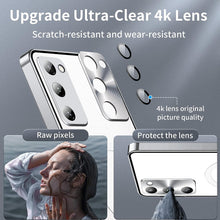 For Samsung S23U Matte Backplane Magic Shield Magnetic Suction Mobile Phone Case S22U NOTE20U Metal Lens Protective Cover