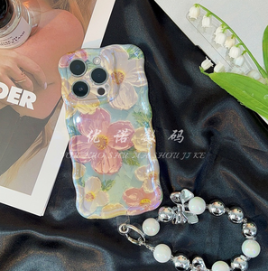 Indie Floral Case for iPhone with bracelet FREE