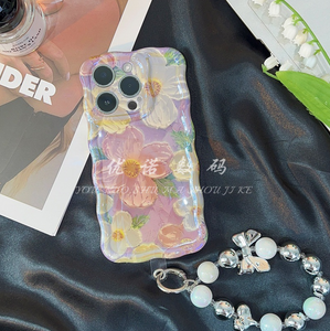 Indie Floral Case for iPhone with bracelet FREE