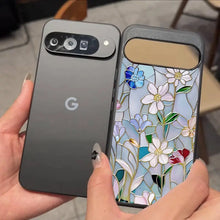 Vintage Floral Flowers Phone Case for Google pixel 9 pro/9/8/7/6/6 XL, Anti-Fall Slim Protective Phone Case HNSJK0024