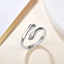Hug Ring for Daughter/Granddaughter Valentine’s Day Gift – “I Will Always Love You” (No Ring Box) HNJZ0010