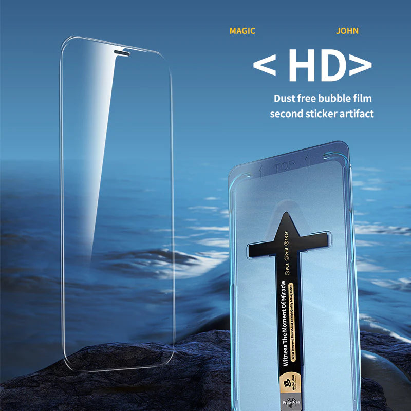 Invisible Artifact Screen Protector for iPhone -Dust Free Without Bubbles