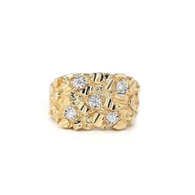 14k Gold Plated Nugget Ring HNJZ0018