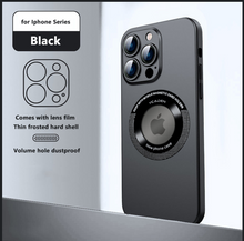 Anti-Drop Metal Frame Transparent Frosted Magnetic iPhone 12/13 Case