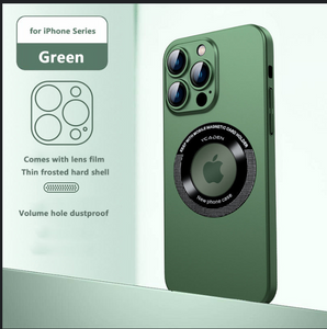 Anti-Drop Metal Frame Transparent Frosted Magnetic iPhone 12/13 Case