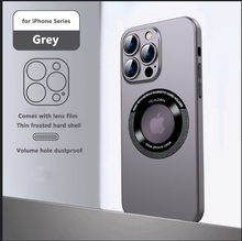 Anti-Drop Metal Frame Transparent Frosted Magnetic iPhone 12/13 Case