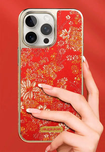 Dragon Embroidered Case for iPhone