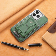 Magnetic Leather Case with Removable Cardholder Case for iPhone