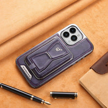 Magnetic Leather Case with Removable Cardholder Case for iPhone