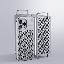 For iPhone case 14/13/12 Aromatherapy mobile phone case diy aluminum alloy anti-fall anti-fingerprint heat dissipation