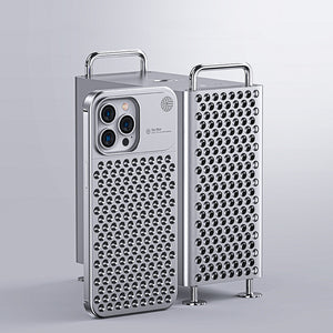 For iPhone case 14/13/12 Aromatherapy mobile phone case diy aluminum alloy anti-fall anti-fingerprint heat dissipation