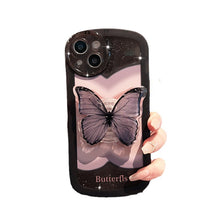 Big eyes smudge pink butterfly  for Apple 14PROMAX all-inclusive lens 13PRO