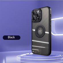 Suitable for Apple iphone15promax mobile phone case ring stand two-color protective cover