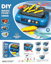 Children's sound and light simulation induction cooker food discoloration kitchen cooking tableware set oven toy