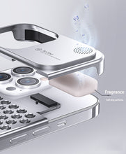For iPhone case 14/13/12 Aromatherapy mobile phone case diy aluminum alloy anti-fall anti-fingerprint heat dissipation