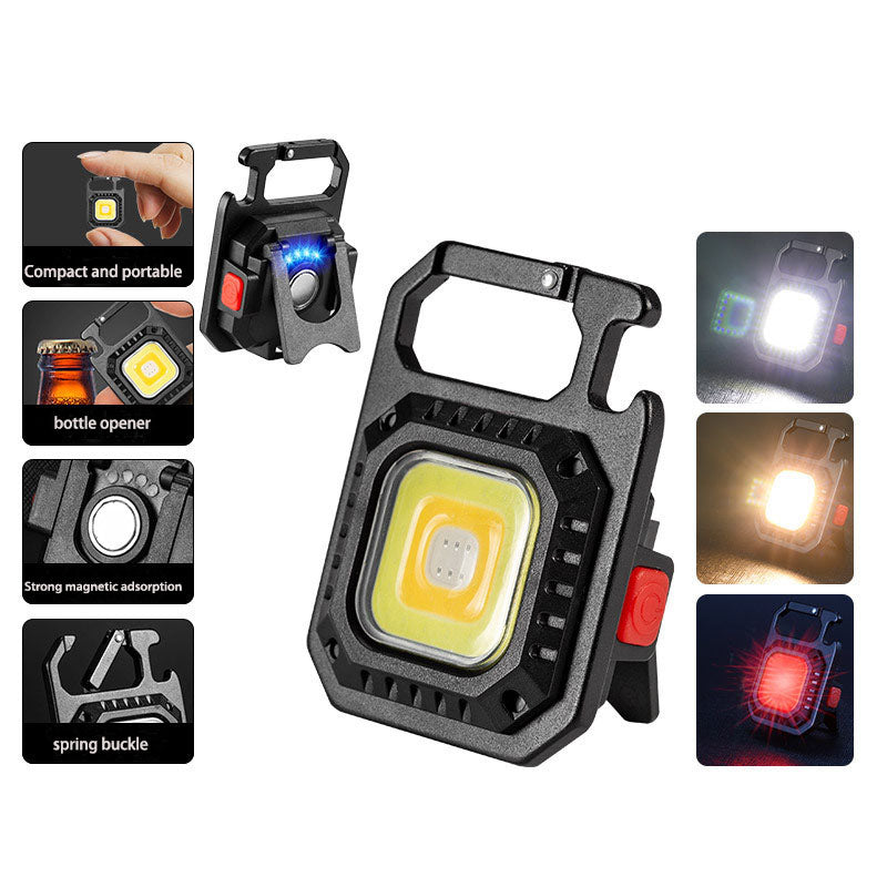 Ultra-small mini LED light-emitting small flashlight keychain light strong light ultra-light portable flashlight
