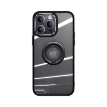 Suitable for Apple iphone15promax mobile phone case ring stand two-color protective cover