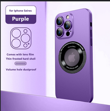 Anti-Drop Metal Frame Transparent Frosted Magnetic iPhone 12/13 Case