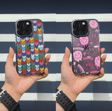 Bunble Case - Impact Case for iPhone-Smiling Face + Hearts (2 PCS)