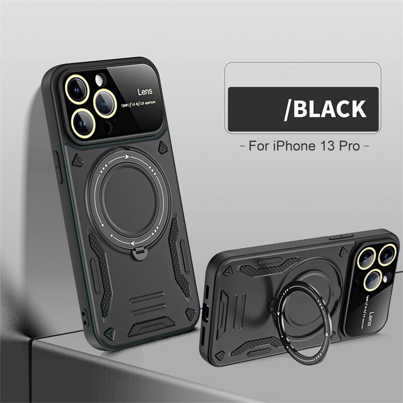 For iphone 14promax case Bracket magnetic suction iPhone13 anti-drop phone case
