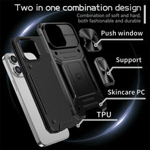 For iPhone14/15 magnetic suction ring anti-fall mobile phone case push window
