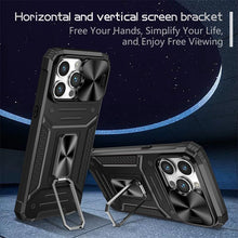 For iPhone14/15 magnetic suction ring anti-fall mobile phone case push window