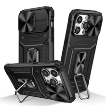 For iPhone14/15 magnetic suction ring anti-fall mobile phone case push window