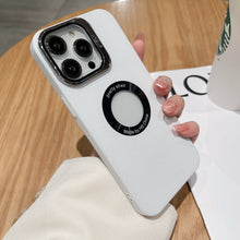 For iPhone15promax mobile phone case mirror bracket matte anti-drop anti-fingerprint