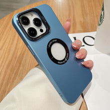 For iPhone15promax mobile phone case mirror bracket matte anti-drop anti-fingerprint