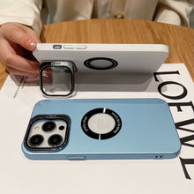 For iPhone15promax mobile phone case mirror bracket matte anti-drop anti-fingerprint