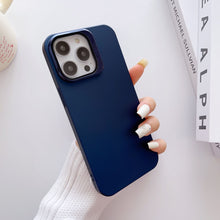 For iPhone15promax flip lens protection bracket mobile phone case anti-fall matte anti-sweat