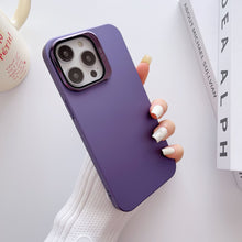 For iPhone15promax flip lens protection bracket mobile phone case anti-fall matte anti-sweat