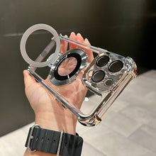 Suitable for iPhone15 air bag holder magnetic space case wireless charging