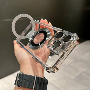 Suitable for iPhone15 air bag holder magnetic space case wireless charging