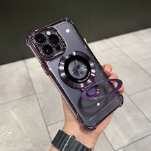 Suitable for iPhone15 air bag holder magnetic space case wireless charging