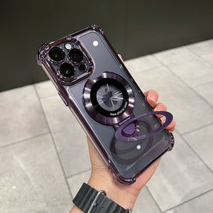Suitable for iPhone15 air bag holder magnetic space case wireless charging