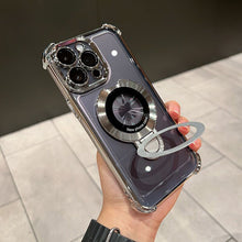 Suitable for iPhone15 air bag holder magnetic space case wireless charging